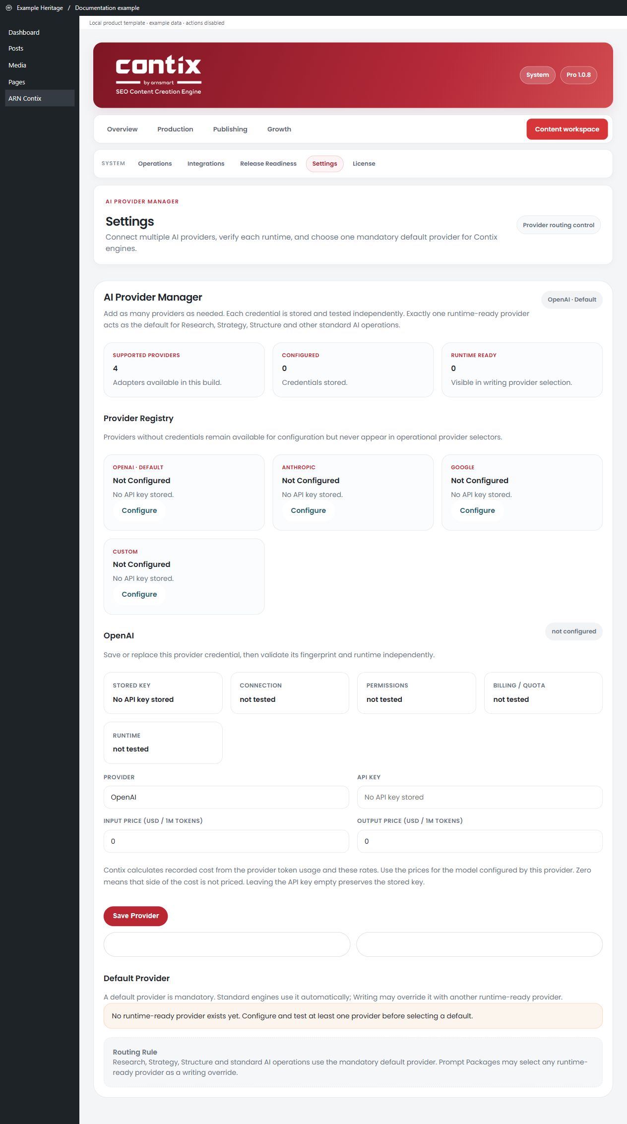 AI Provider Manager